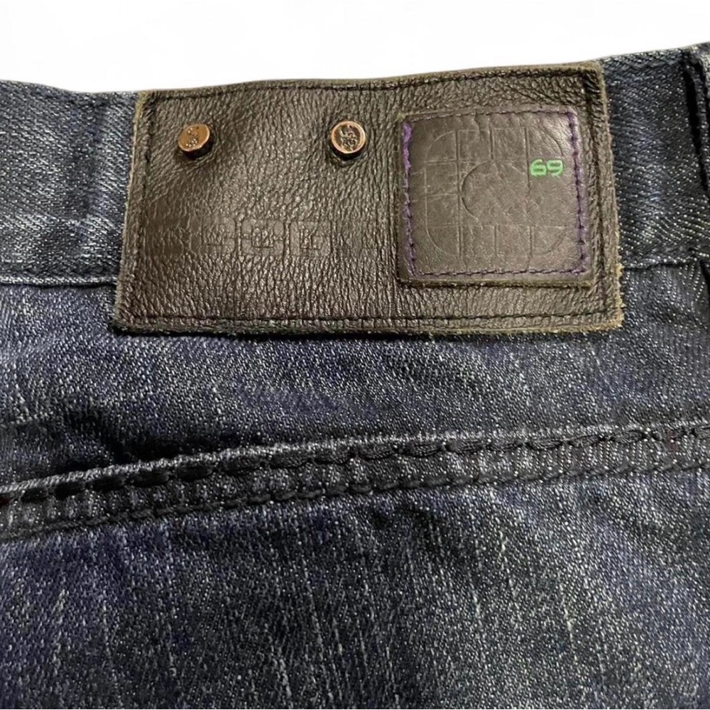 Vintage Coogi Dark Wash Embroidered Baggy Jeans 34x34 - Picture 4 of 7
